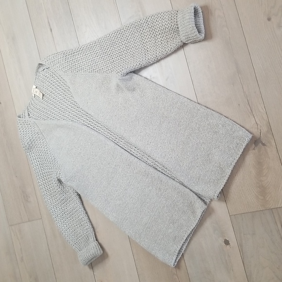 Sundance womens open sweater drop shoulders in taupe - Picture 1 of 6